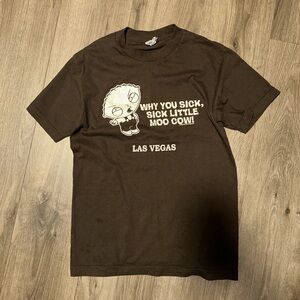 Alstyle Dark Brown Graphic Tee